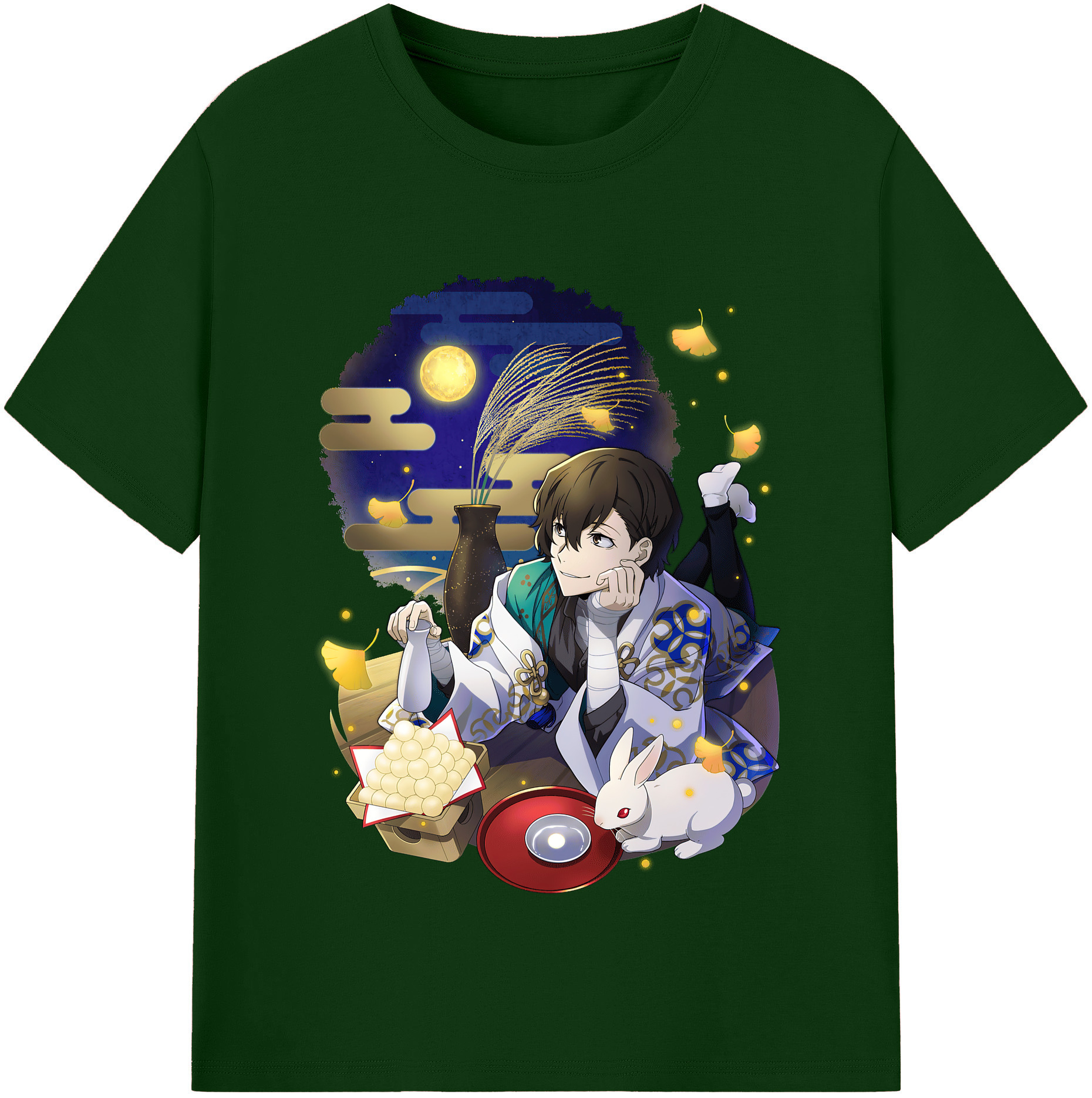 （画像用） 文豪ストレイドッグス Bungo Stray Dogs 綿100％半袖Tシャツ（フロントプリント）